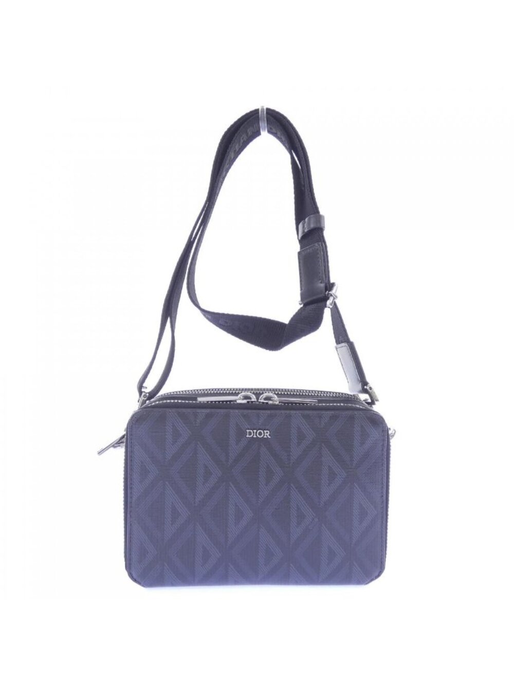 Dior CD Diamond Canvas Handbag